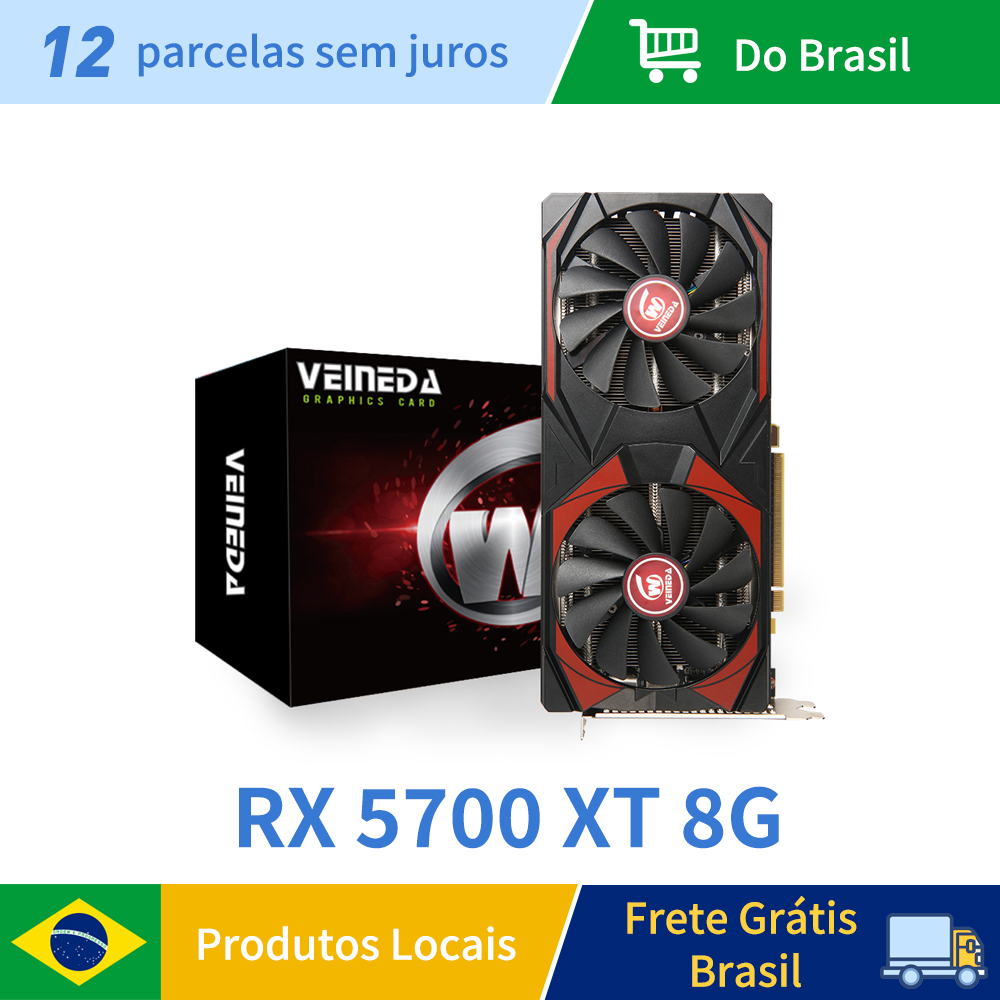 Cpu Fan - Veineda グラフィックスカード RX 5700XT 8 ギガバイト