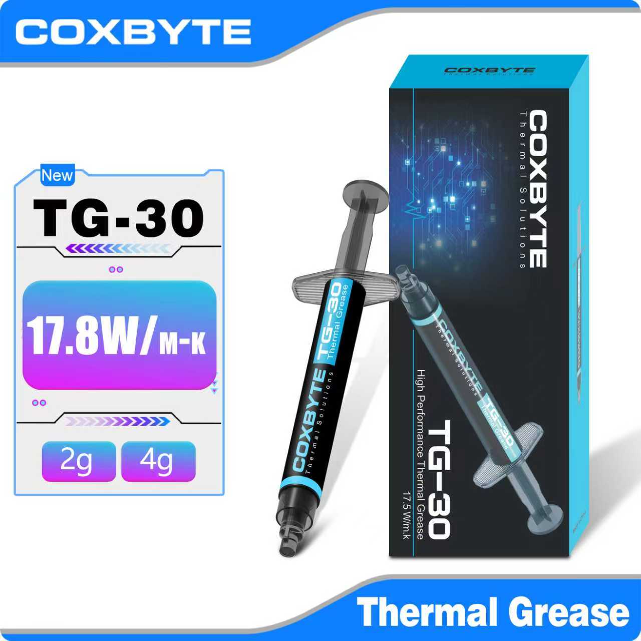 Coxbyte 17.5W/mk サーマルペースト TG-3 - Thermal Paste のレビューと価格