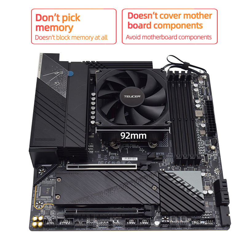 Teucer 高さ 45 ミリメートル CPU クーラー I - Cpu Cooler のレビューと価格