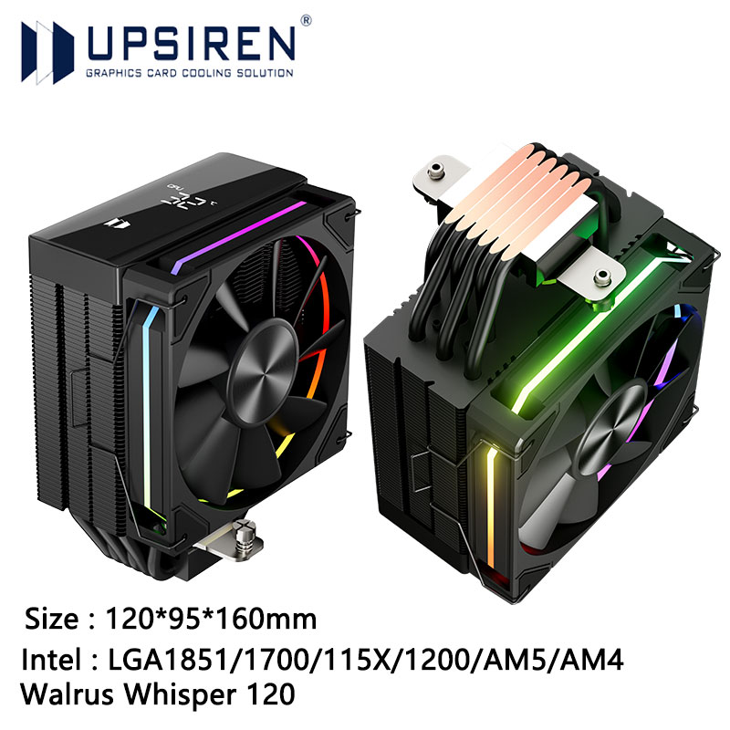 UPSIREN Walrus Whisper 120 デジタ - Cpu Heatsink のレビューと価格