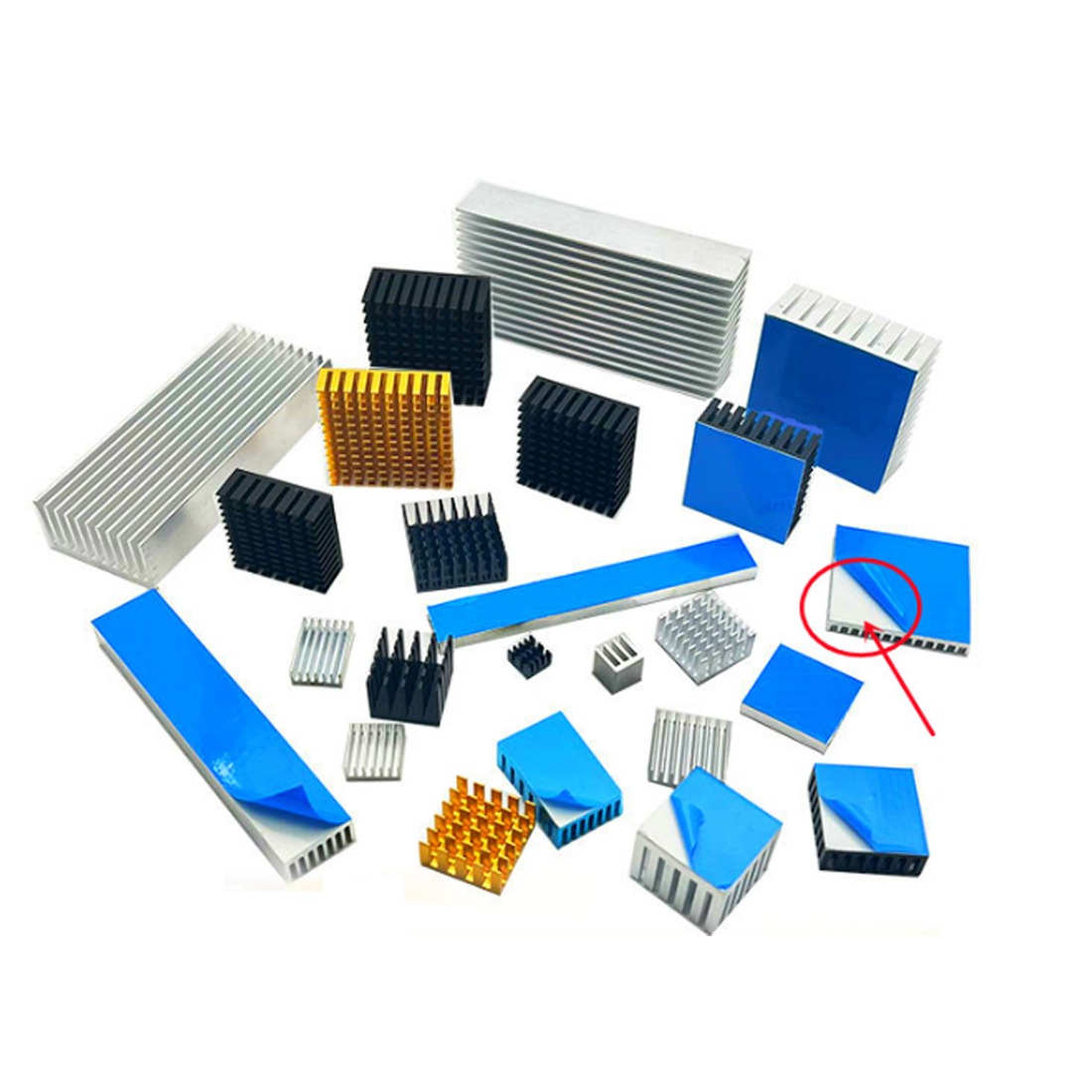 アルミ製ヒートシンクラジエーター、電子チップ冷却用ヒートシン - Heatsink のレビューと価格