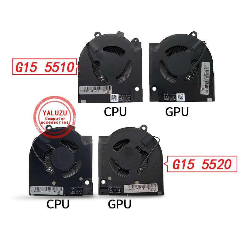 新しいノートパソコンCPU GPU冷却ファン Dell G1 - Gpu Cooler のレビューと価格