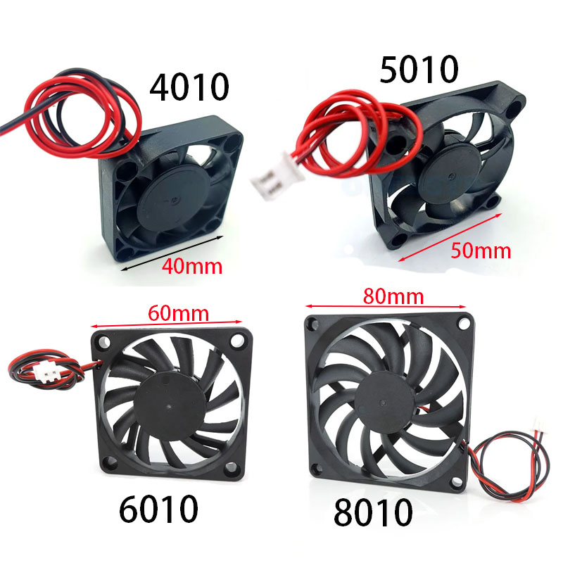 5V 12V 24V冷却ファン 4010 5010 6010 - Cpu Cooler のレビューと価格