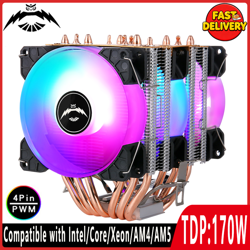 カラフルランプ対応 Xeon E5 X99 ツインタワー型ク - Cpu Heatsink のレビューと価格