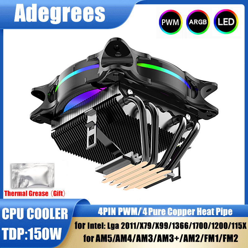X99 CPU空冷クーラー 3ピン/4ピン ARGB PCプ - Cpu Heatsink のレビューと価格