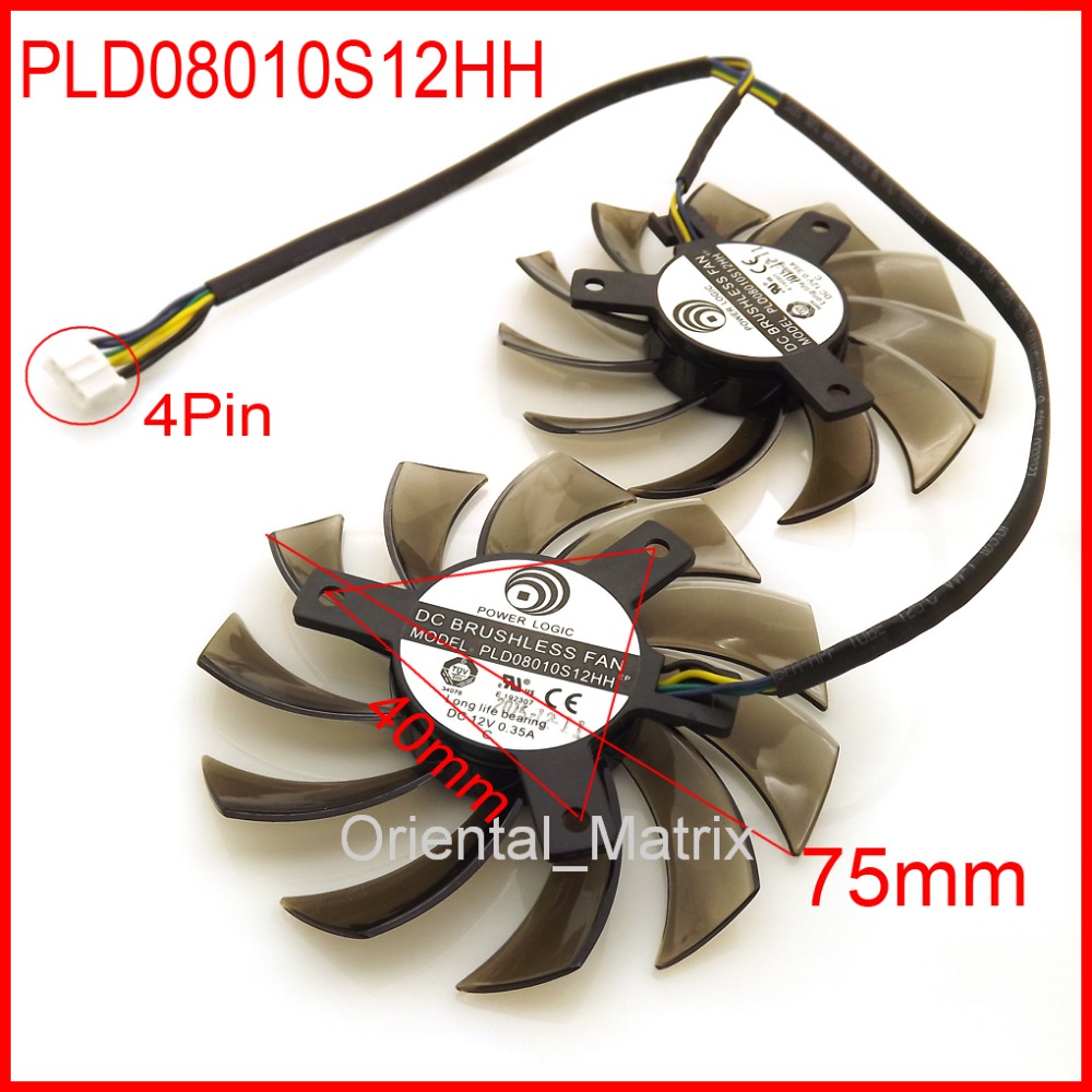 送料無料 2 ピース/ロット PLD08010S12HH 7 - Air Cooler Cpu のレビューと価格