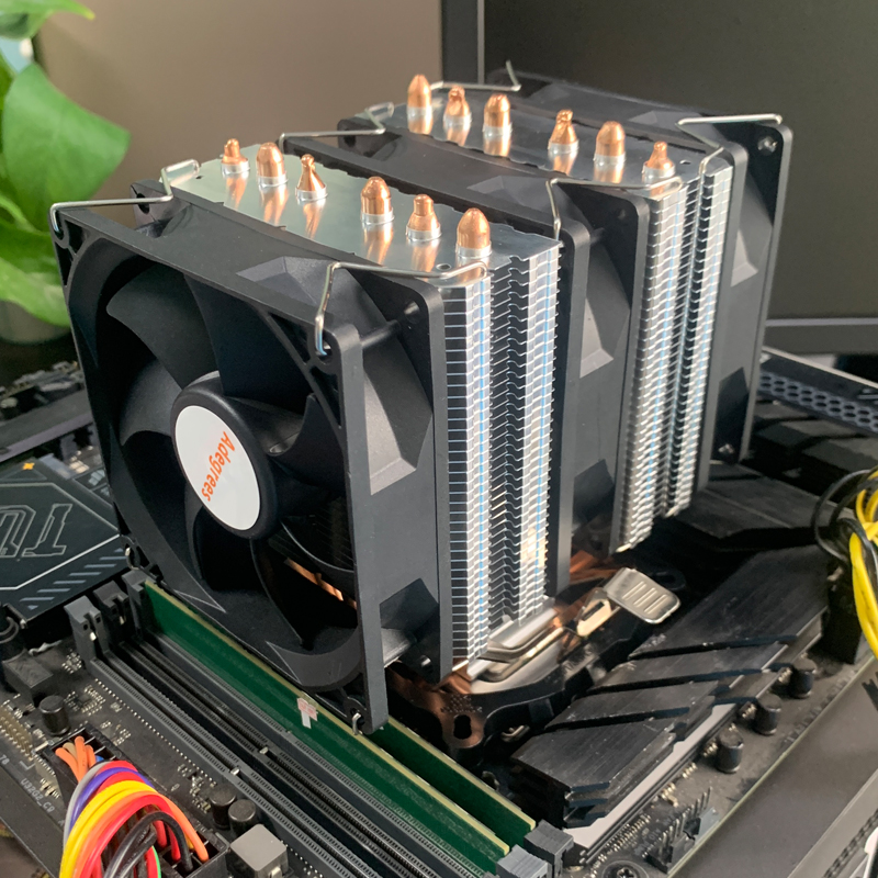 6本のヒートパイプを搭載したCPU空冷クーラー。Intel  - Cpu Cooler のレビューと価格